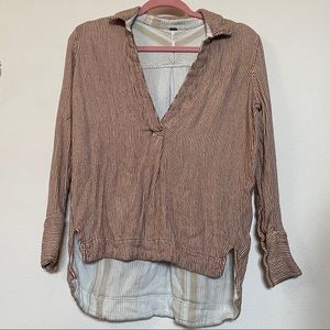 FP | On the Road Striped Tunic Top